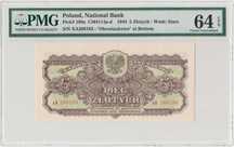 5 złotych 1944 ...owe, seria zastępcza xA - PMG 64 EPQ