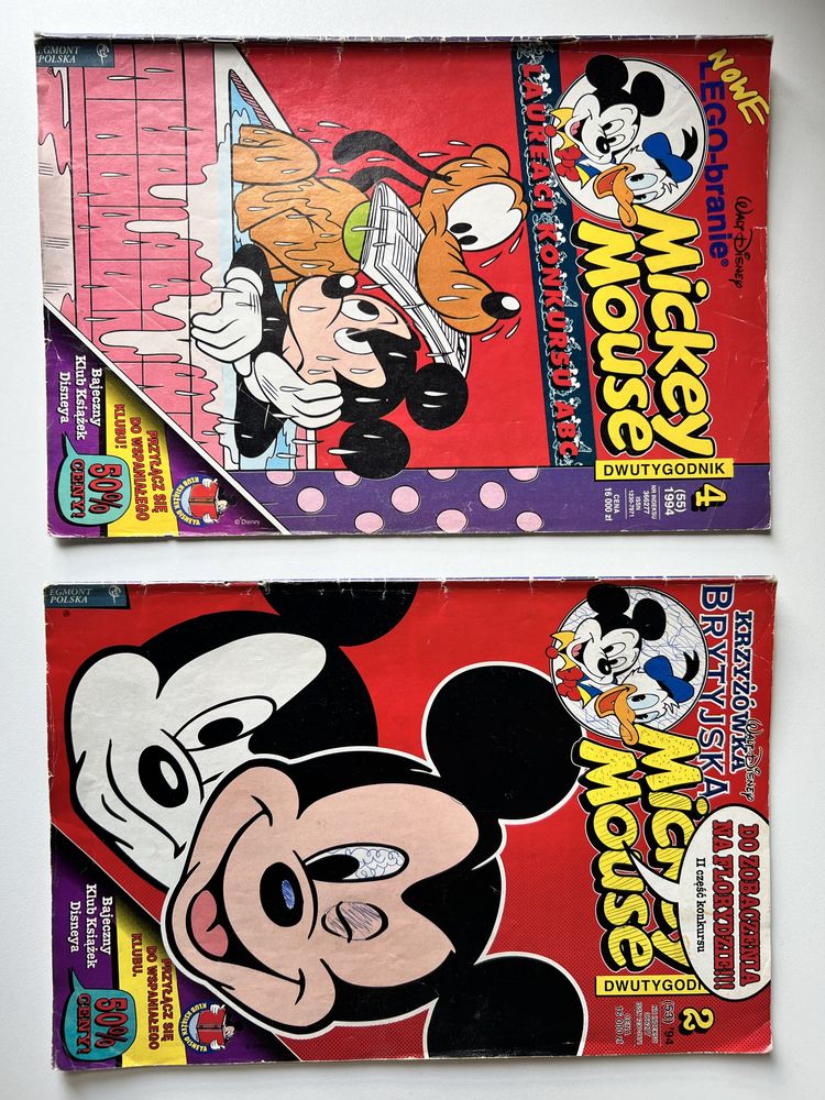 Komiksy Mickey Mouse rok 1994
