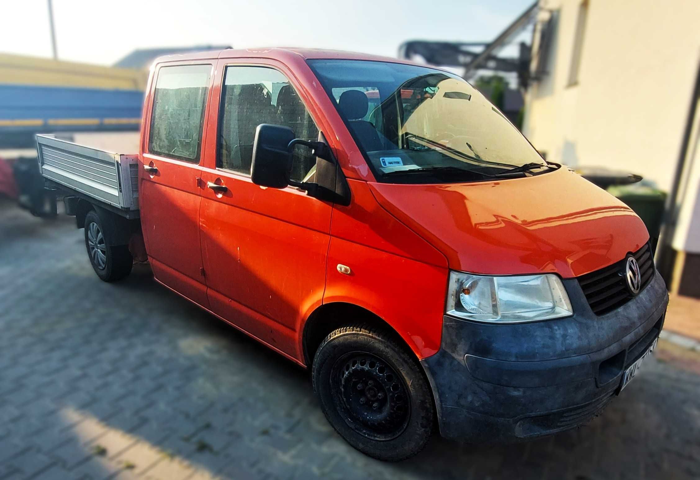 Volkswagen Transporter T5 1.9 tdi 7 osób doka 2009 klima