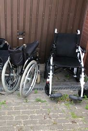 Wózek inwalidzki na gwarancji aluminiowy i pilot