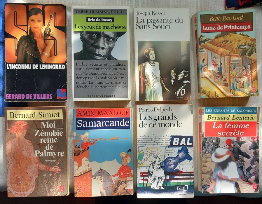 Livros de bolso em francês