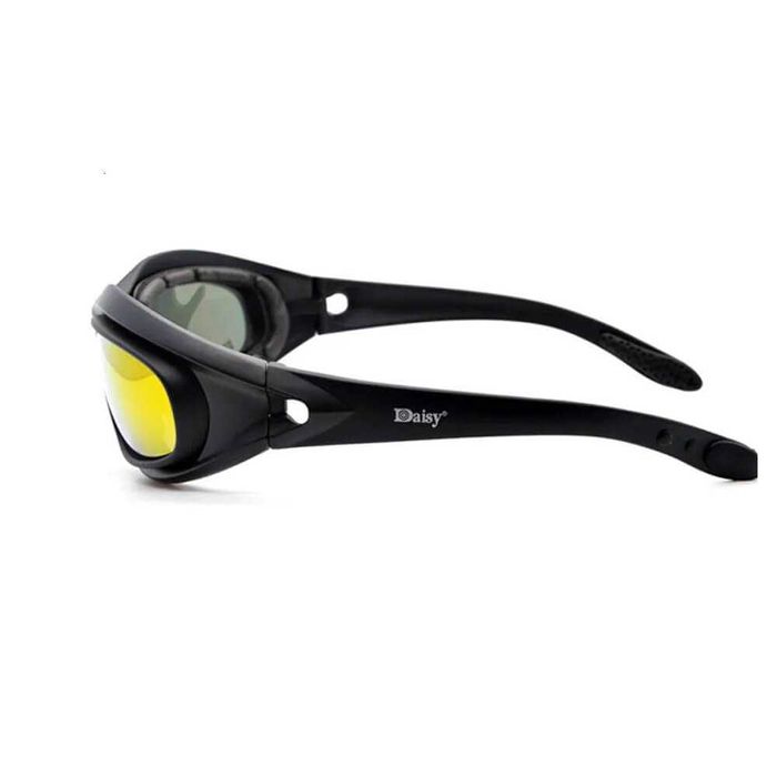 Óculos tácticos 4 Lentes intercambiáveis anti UV polarizados