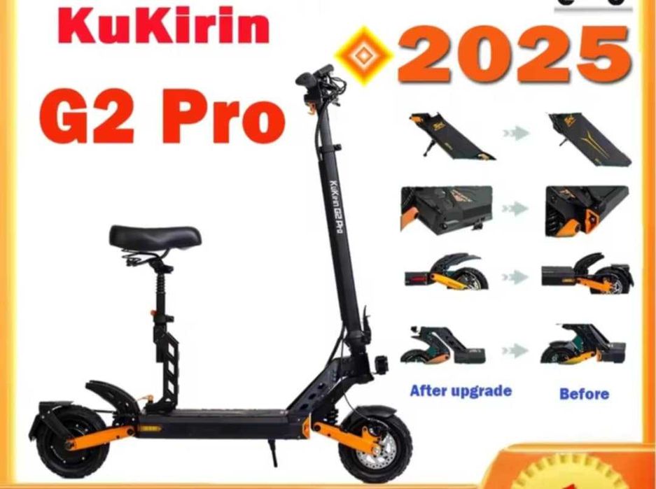 Hulajnoga elektryczna Kukirin G2 Pro model  2025 kolorwy wyświetlacz