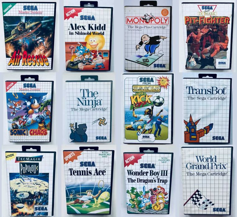 Ігри Dreamcast, Saturn, Game Gear, Genesis, Mega Drive, Master System