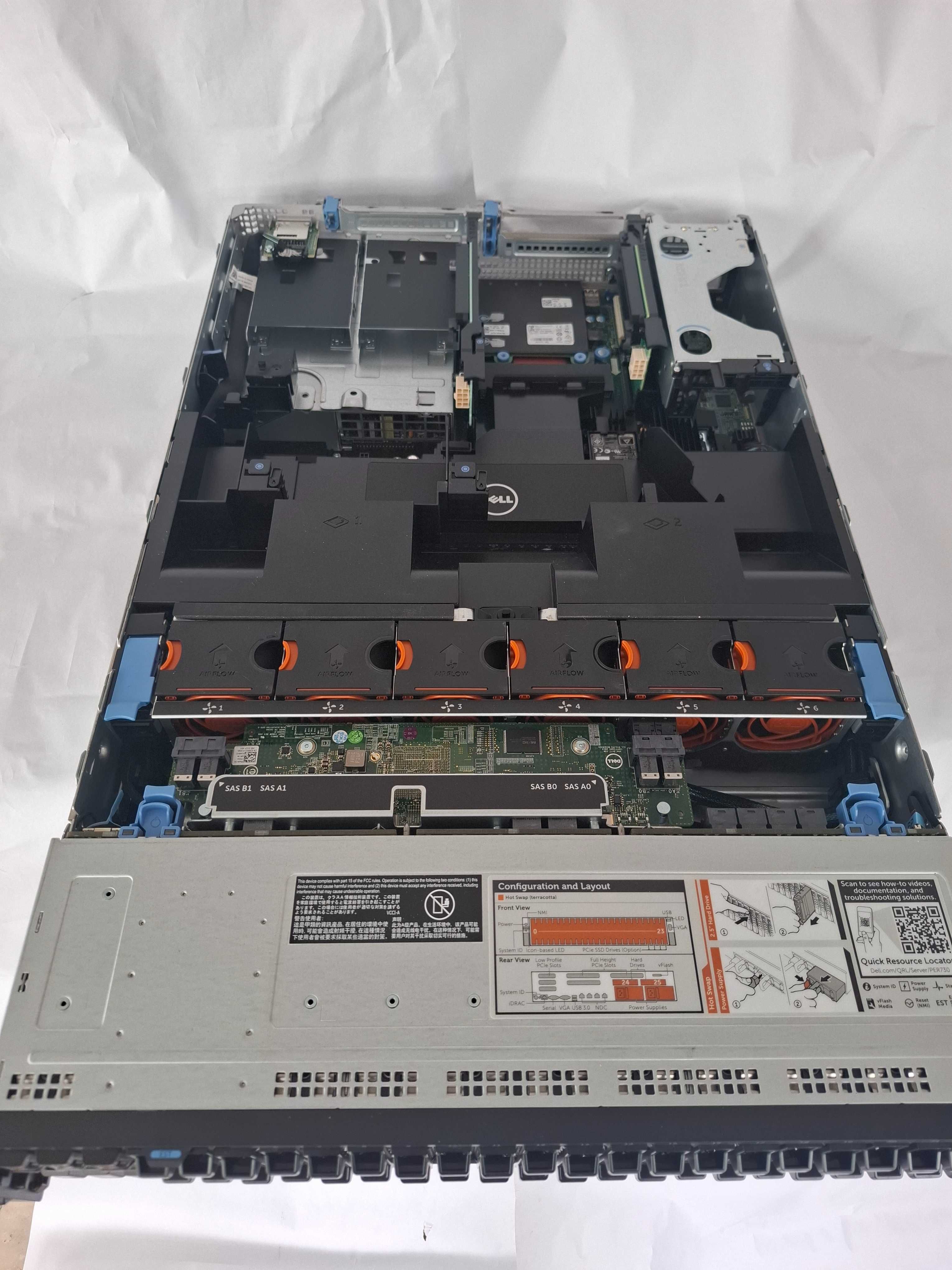 Servidor Dell PowerEdge R730XD SFF 24 2x E5-2680 v4 16GB