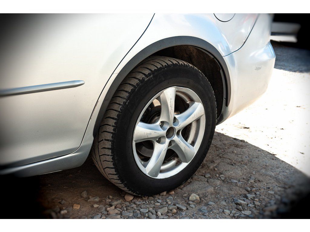 Mazda 6 2003-2008 Накладки на арки (SD-SW) (4 шт, чорні, ABS-пластик)