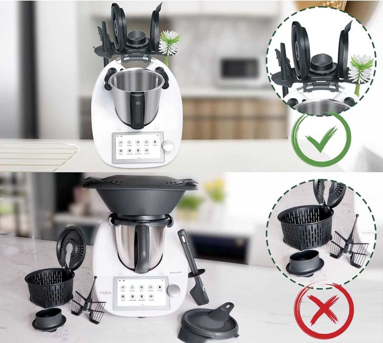 Organizer na akcesoria do Thermomix TM6, na pokrywkę, szpatułkę, itd.