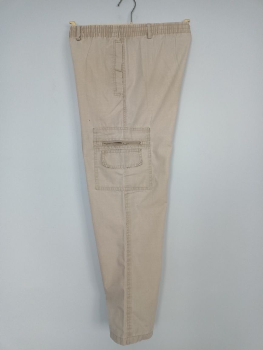 Spodnie bojówki beżowe rozmiar S