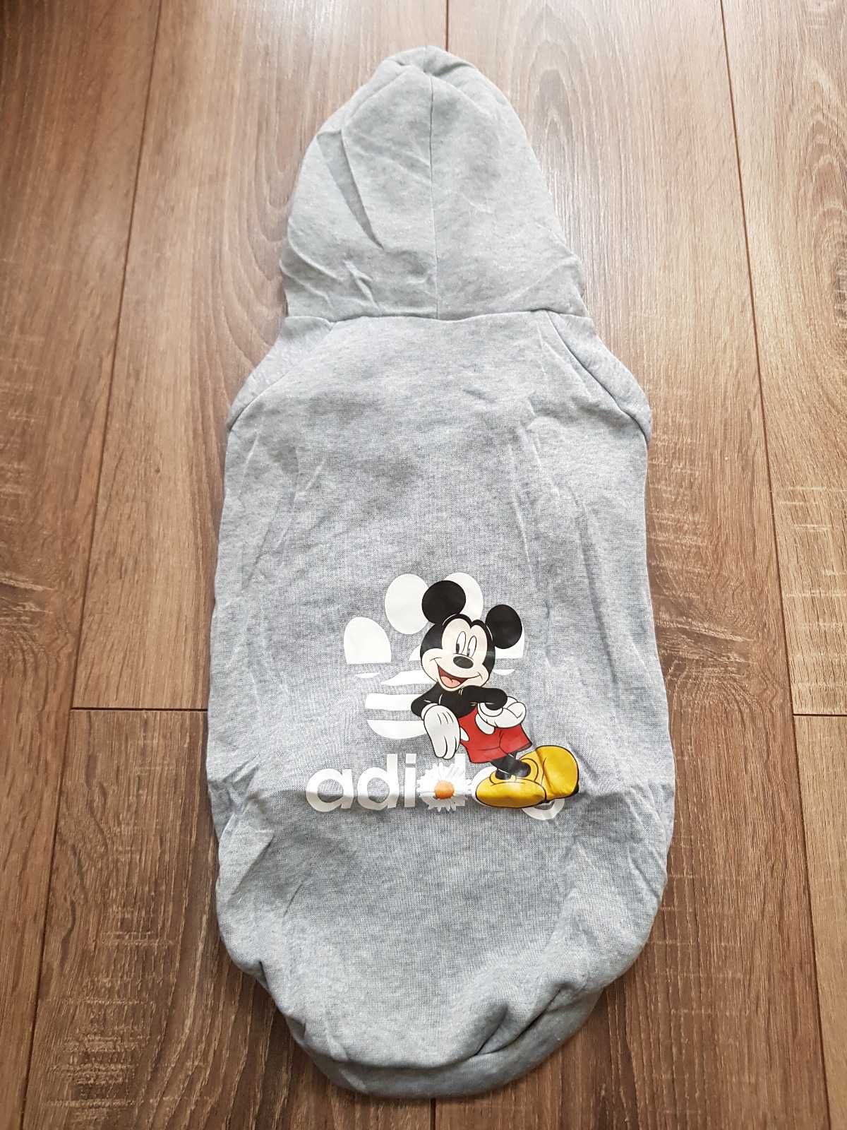 Szara bluza  dla psa Myszka Miki Mickey Mouse Adidog Disney XL