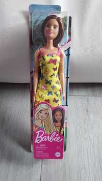 Barbie szatynka brunetka sukienka motyle plażowa Nowa