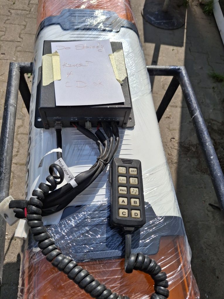 Elektronika radio sygnał  modulator straż