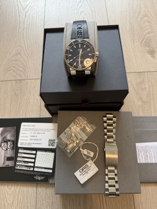Zegarek Oris Aquis, diver 43,5mm stan bardzo dobry