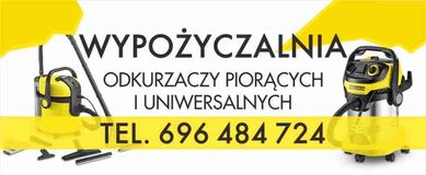 Pranie dywanów, kanap,wypożyczalnia odkurzaczy piorących i budowlanych