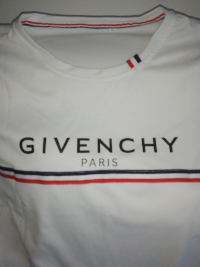 Bluzka męska biała Givenchy 2XL