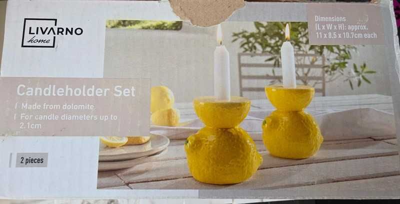 Zestaw świeczników Livarno Home