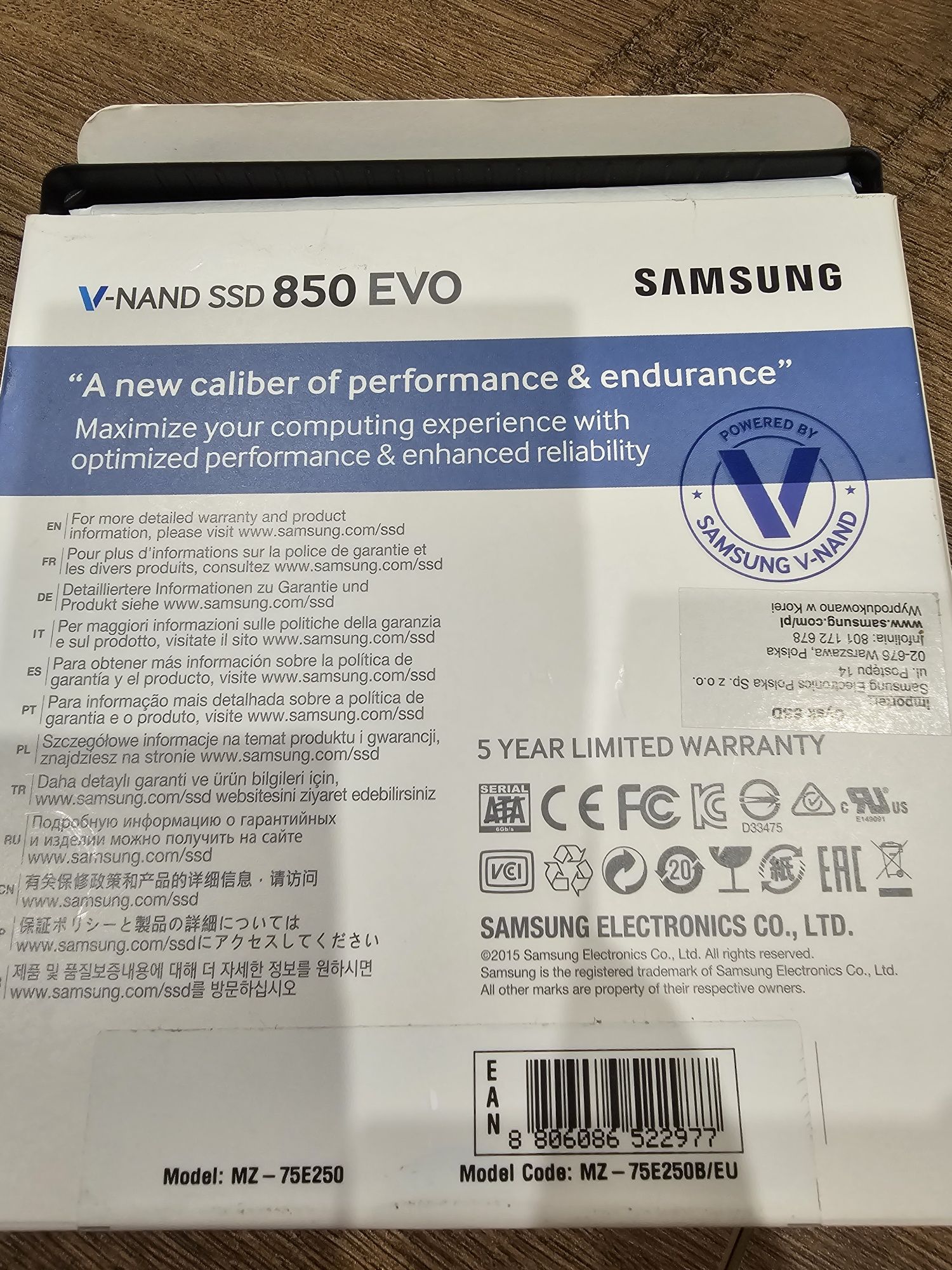 Dysk SSD Samsung 850 EVO 250G