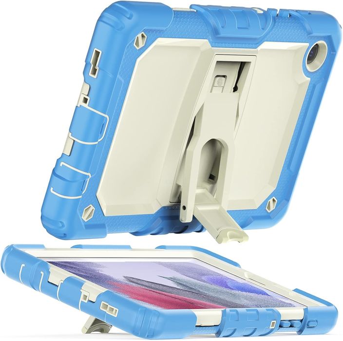 Etui do iPad Mini 5/4 7.9" z Podstawką i Paskiem na Ramię Niebieskie