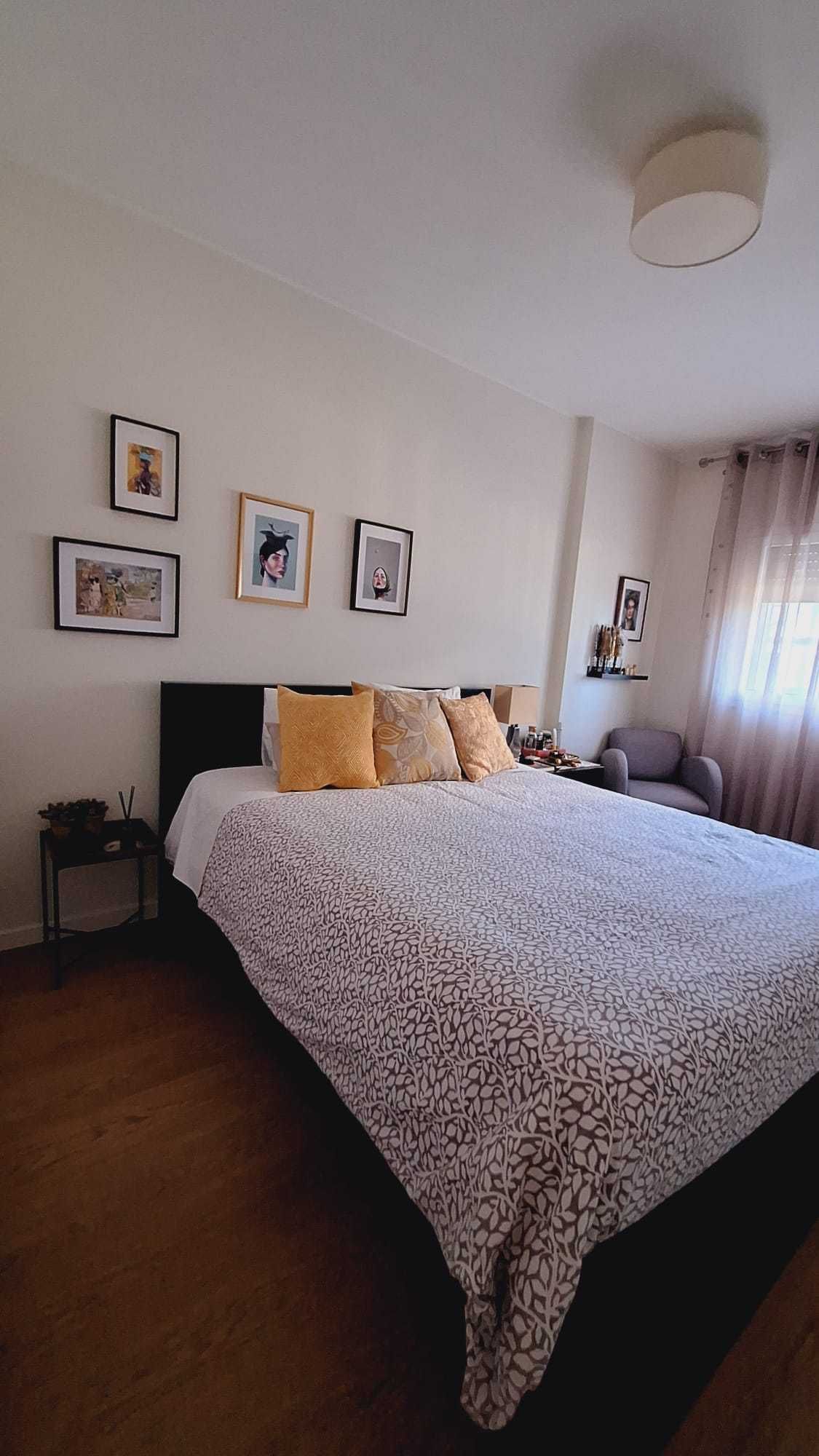 Cama casal 160x200 wengué