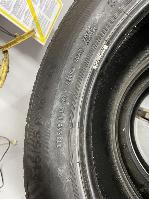 Nowe Demo komplet 215/55/18 Continental ContiEcoContact5 Wyprzedaż!