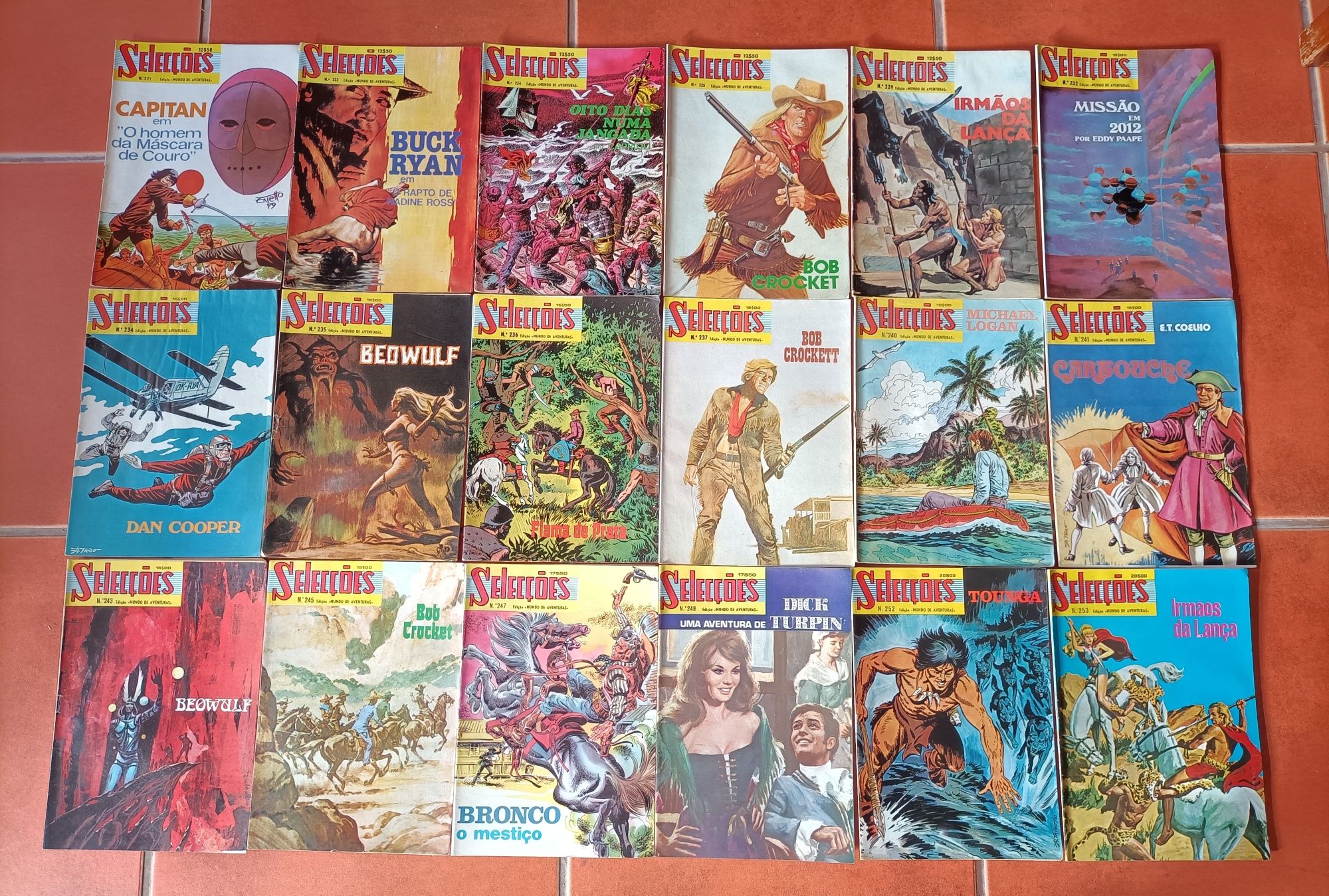 82 Livros Seleções do Mundo de Aventuras
