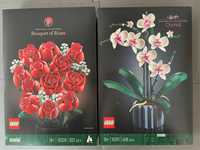 LEGO pakiet kwiaty orchidea , bukiet róż 10328