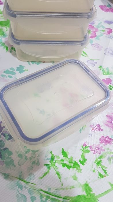 5 caixas retangulares 240ml