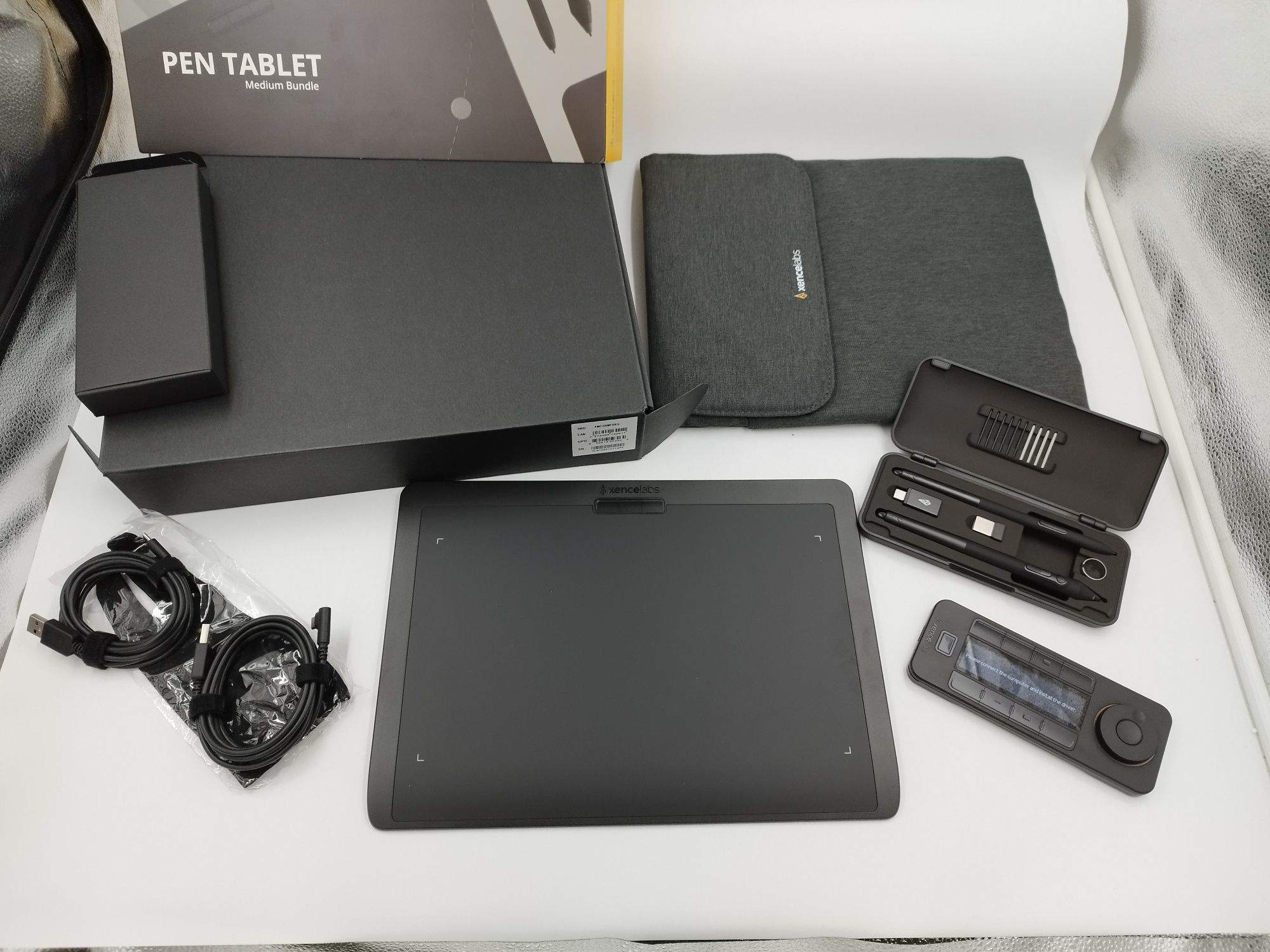 Tablet graficzny xencelans M bundle