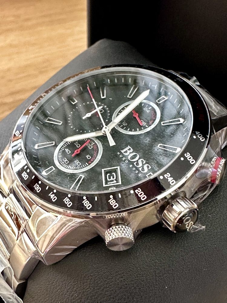Relógio Hugo Boss novo mostrador preto