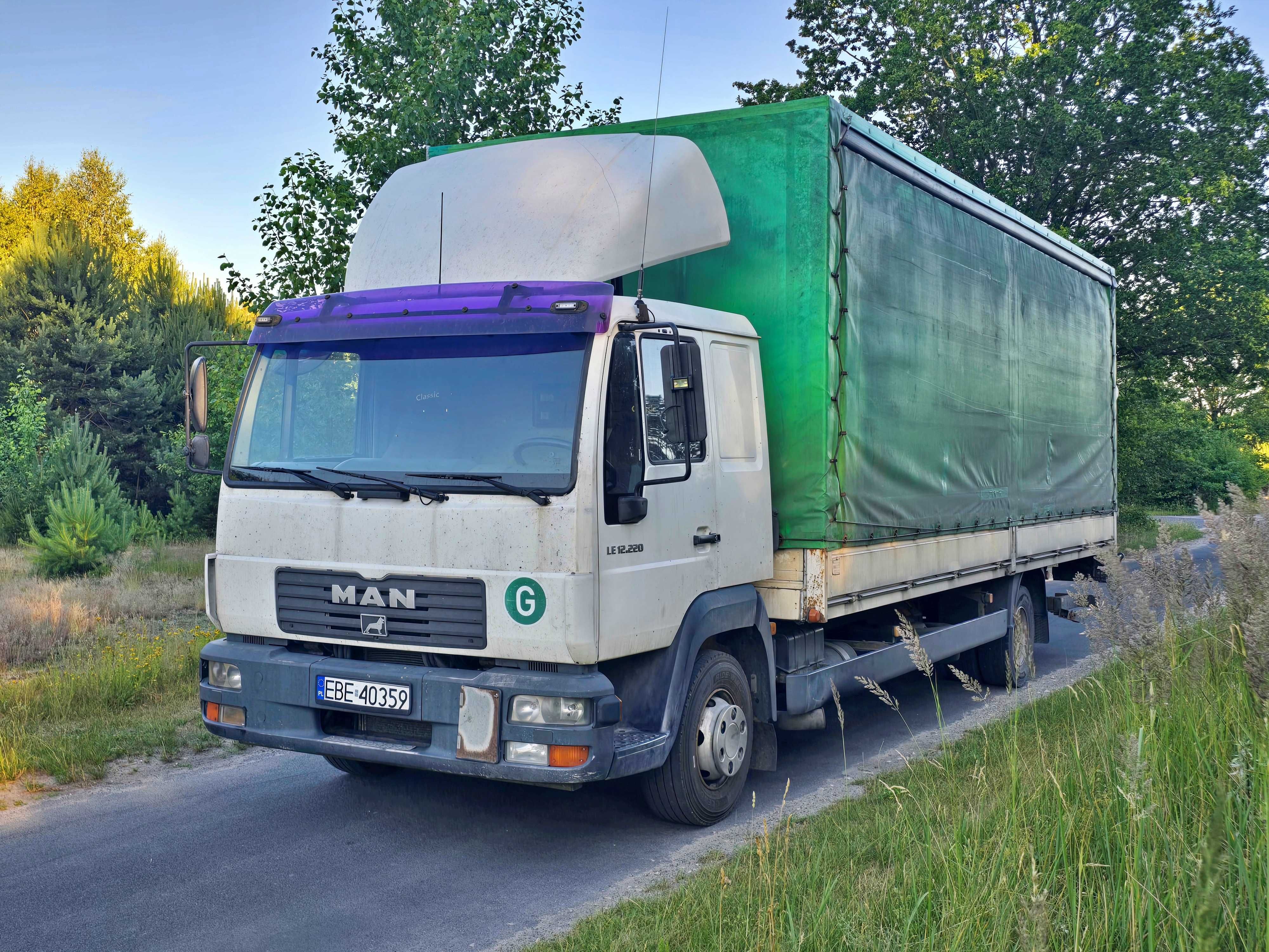 MAN L2000, Winda, Leżanka, Klima, Webasto, Długie opłaty, 18EP