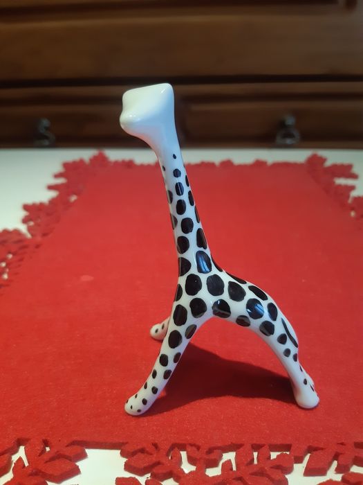 Żyrafa z porcelany Ćmielów lata 60-te