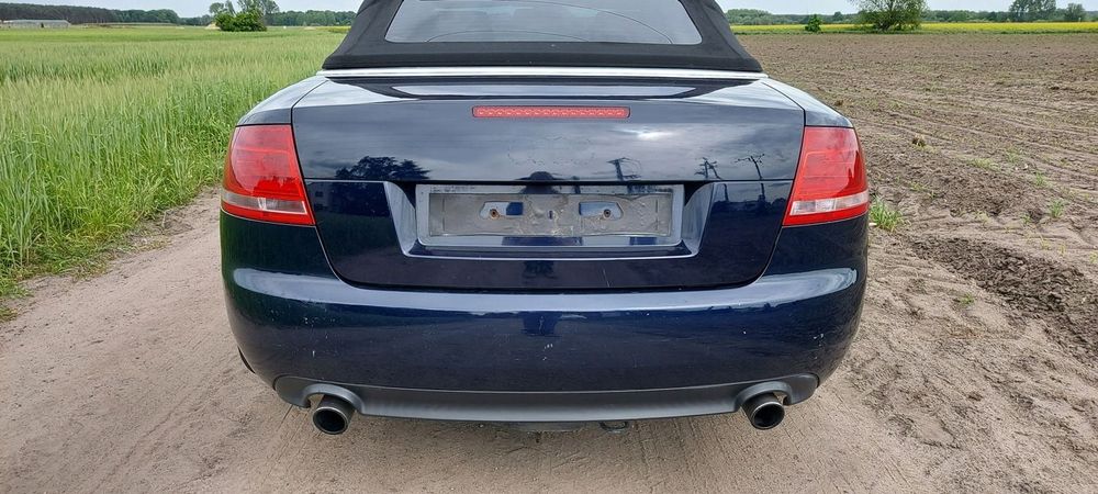 ZDERZAK TYLNY TYŁ AUDI A4 B7 CABRIO LZ5J KOMPLETNY