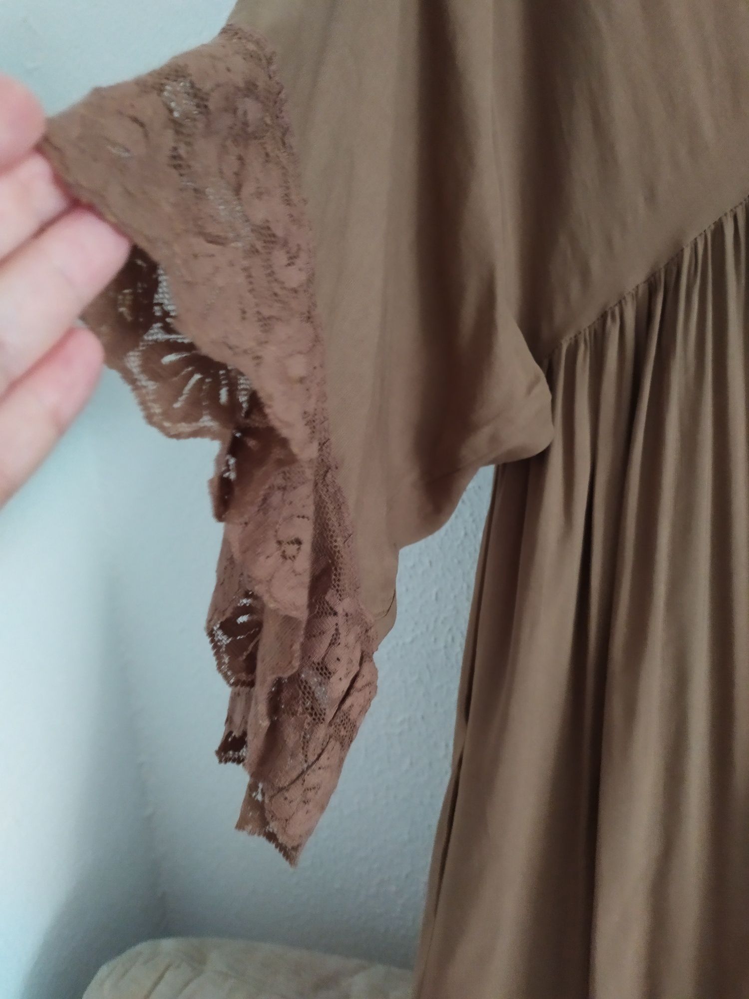 Vestido longo Dixie oversize