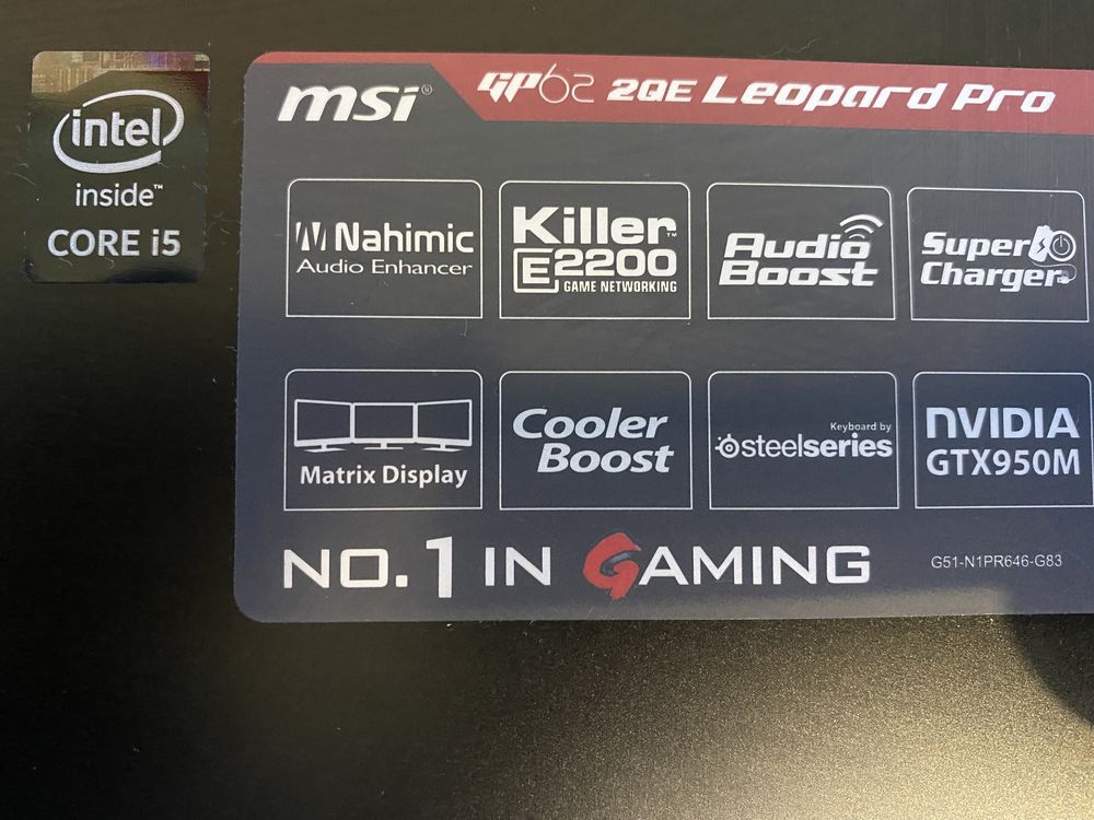 Ноутбук игровой MSI 16j3,Castom(FullHD,SSD,8GB,+flesh),новый акум.