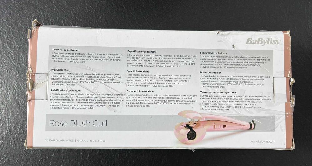 BaByliss Curl Secret Rose Blush automatyczna lokówka do włosów 2664PRE