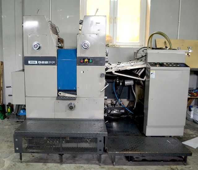 Sprzedam maszyna offsetowa RYOBI 522 PF 3kolory. zadruk 2+1