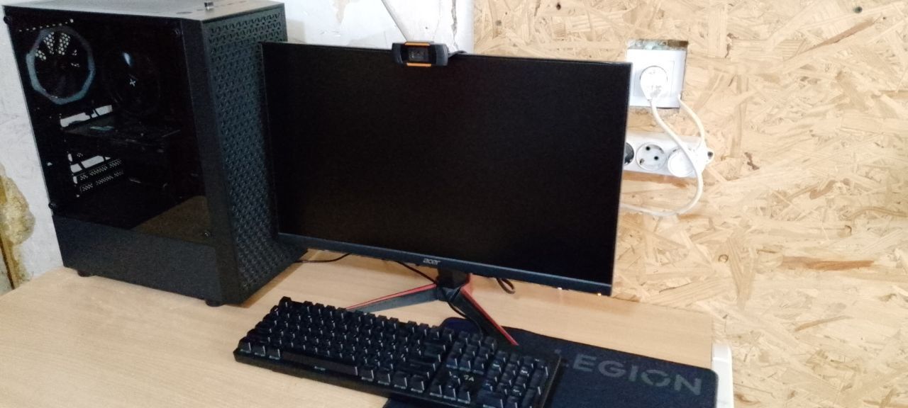 Потужний ПК Ryzen 5 / 32ГБ / SSD 480ГБ / GTX 1050 + Монітор 24" / Гейм