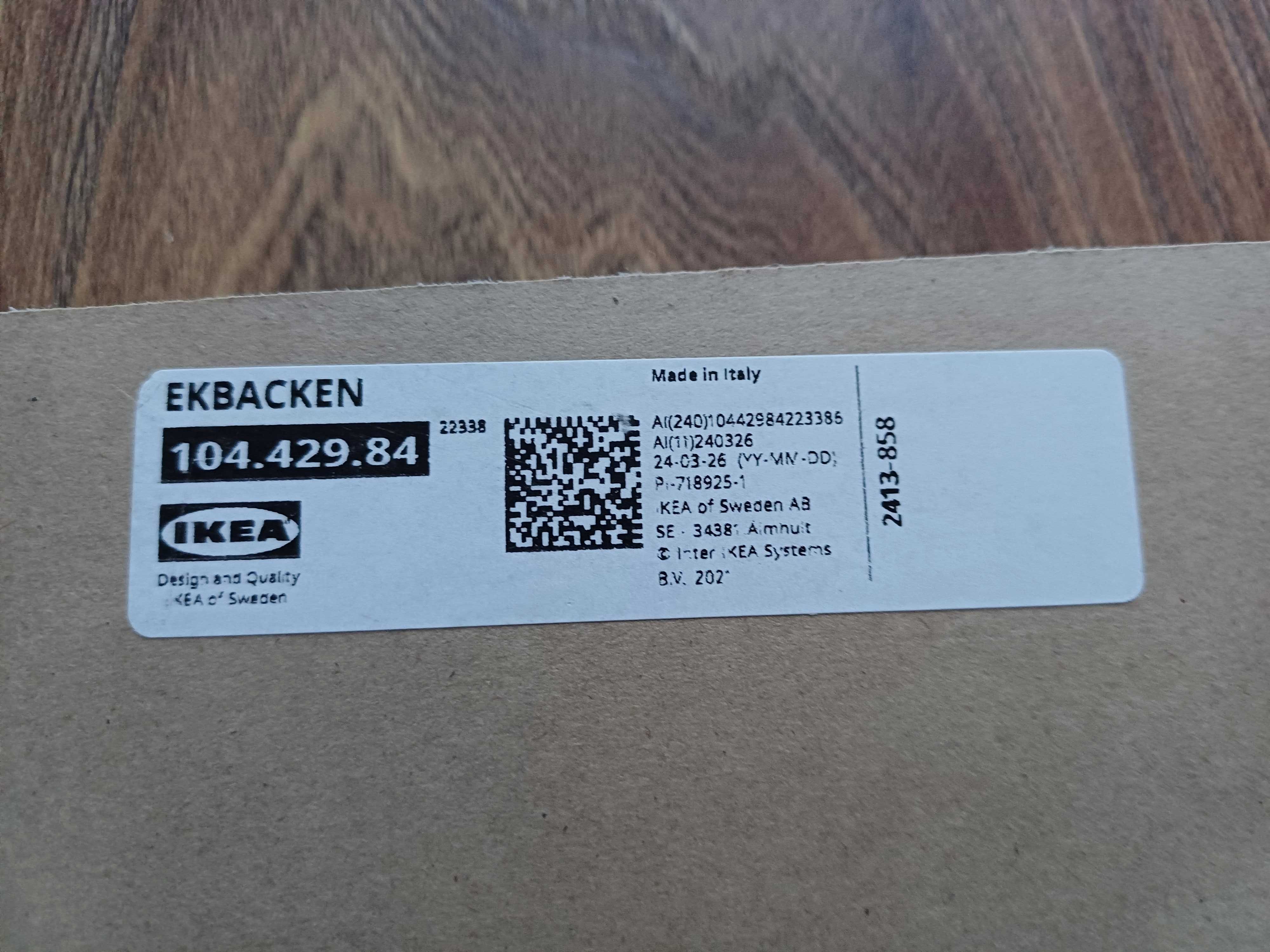 Ikea blat kuchenny EKBACKEN fragment brąz orzech laminat 56 x 50 x 3