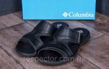 COLUMBIA XC харківські чоловічі шльопанці черные мужские шлепапцы