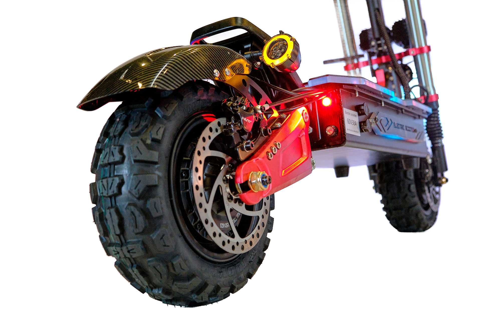 Электросамокат полноприводный Yoo Bee Explorer GT 6000W 38ah 11 дюймов