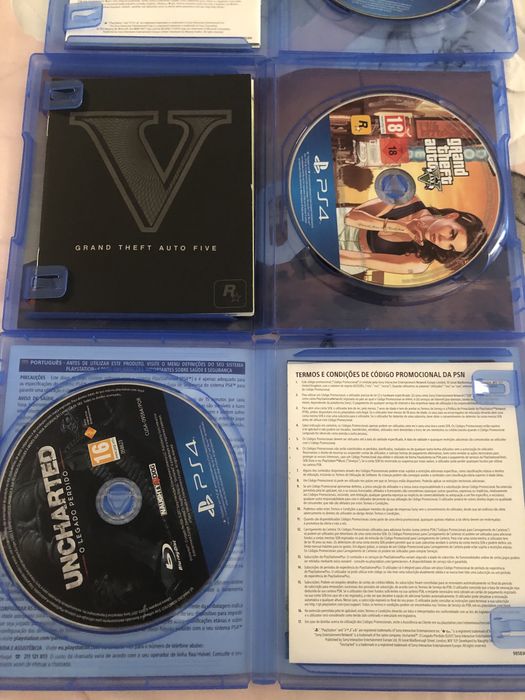 Jogos ps4, vendo os que desejar destes 4