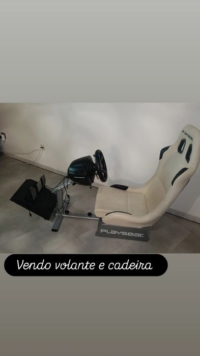Volante e cadeira PlayStation