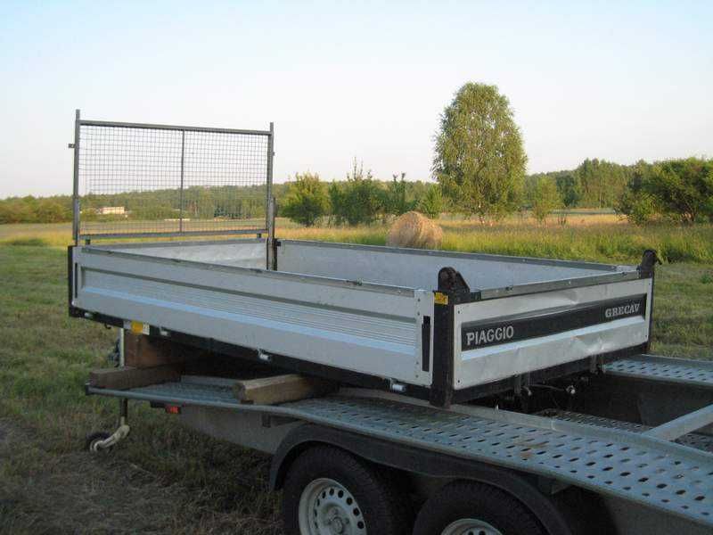 Wywrotka  Kiper Tył Komplet Oryginał 288cm x153cm Piaggio Bremach Aebi