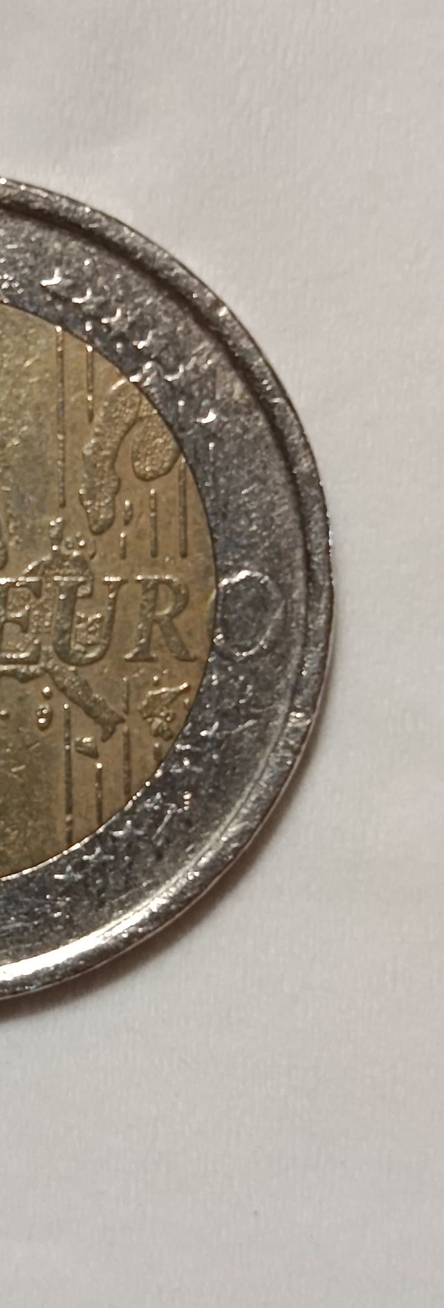 Moeda de 2€ - Ano 2002 - Espanha - muito rara