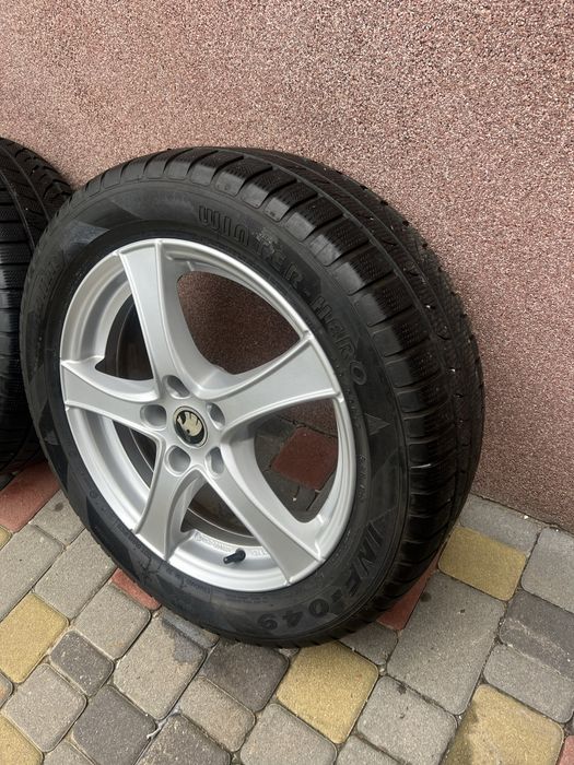 Диски Skoda , Volkswagen R17 розболтовка 5x112 ! З резиною 215/55R17