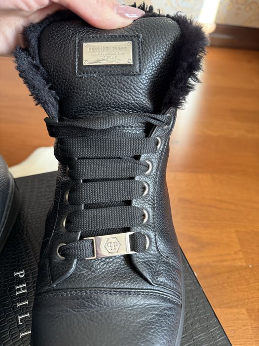 Шкіряні кеди Philip Plein,оригінал