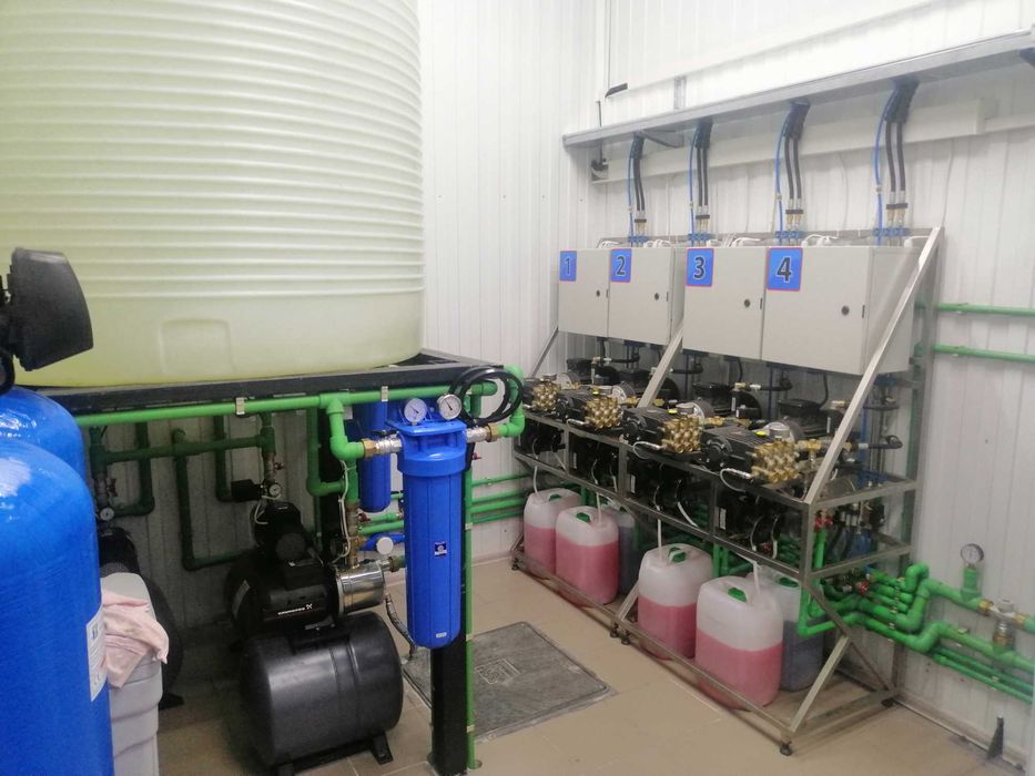 Обладнання та навіс для автомийки самообслуговування PROFIWASH