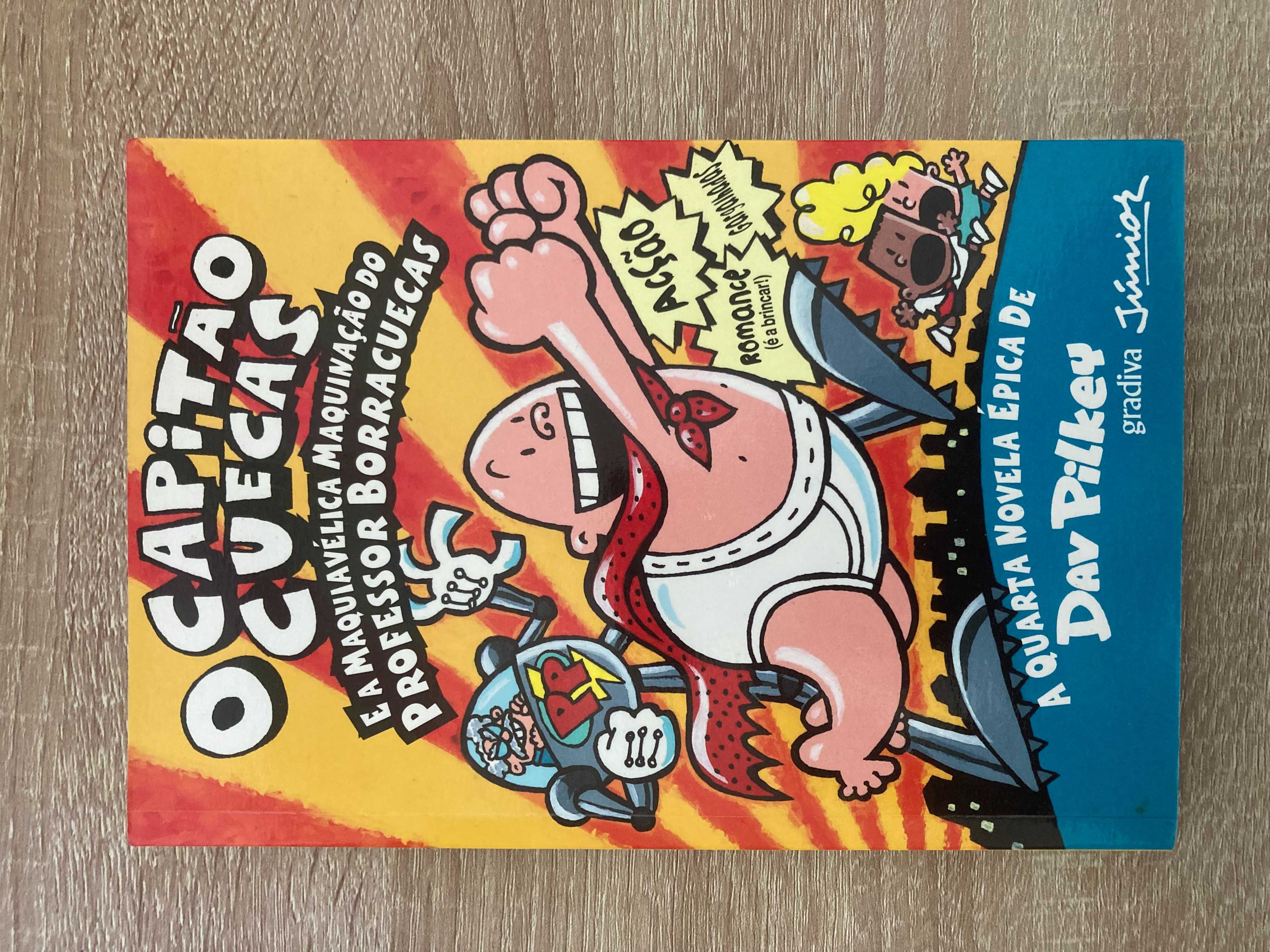 Capitão Cuecas – 7 livros (1 a 6 + 8) – 5€/livro – Portes à parte
