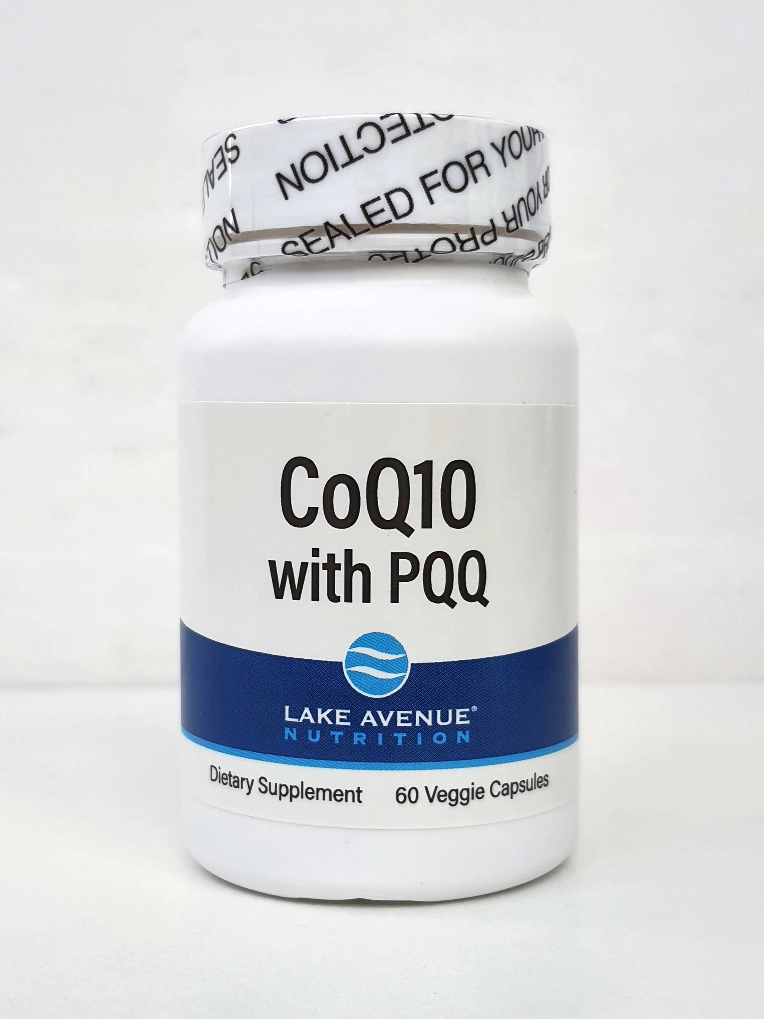 Коензим Q10 Lake Avenue CoQ10 з PQQ піролохінолінхінон, 60 капсул