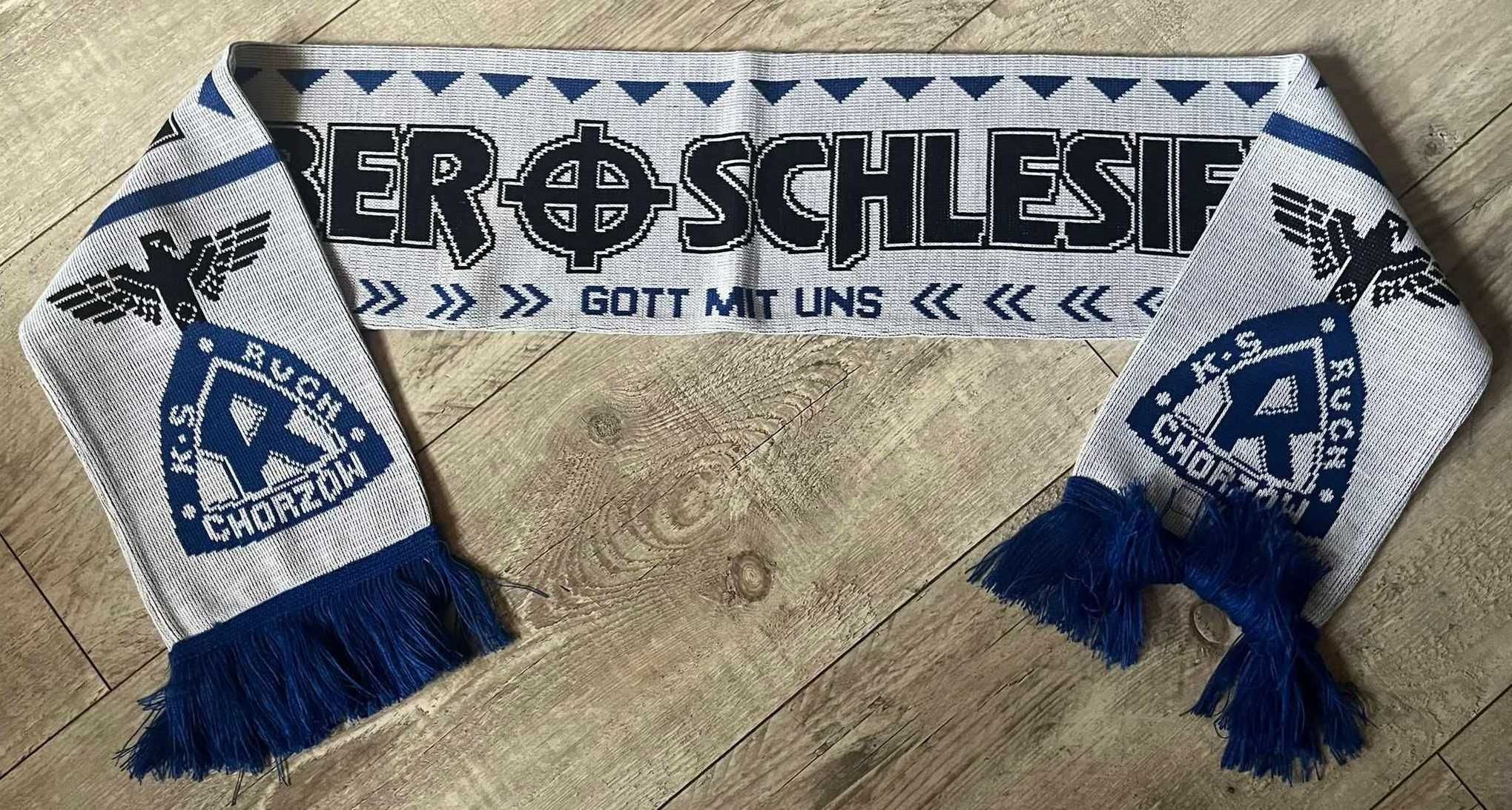 Oberschlesien - Ruch Chorzów !! Szalik szal piłkarski sportowy