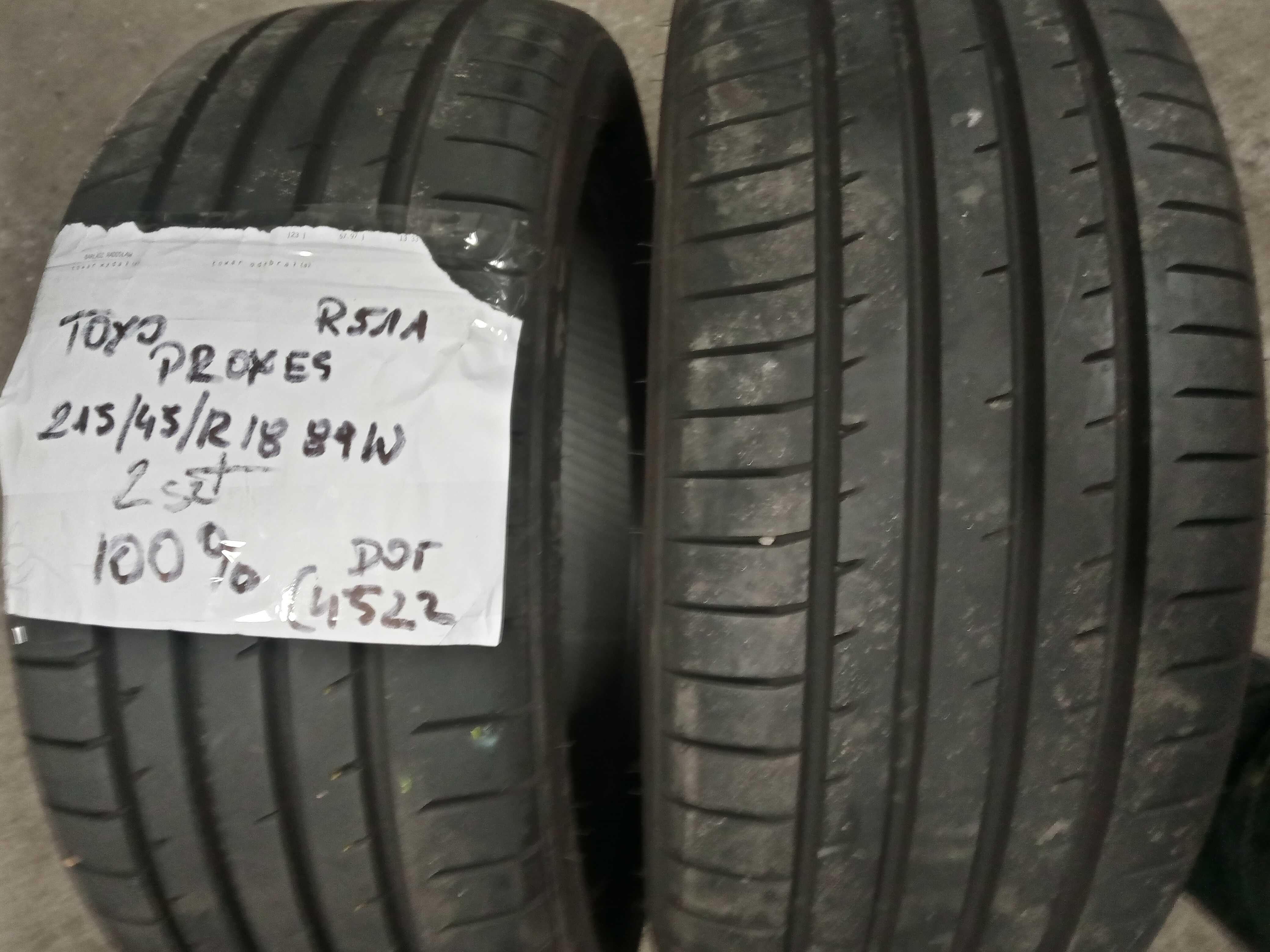 Opony Lato 215/45R18 Toyo proxesR51A bieznik100% dot(4522)